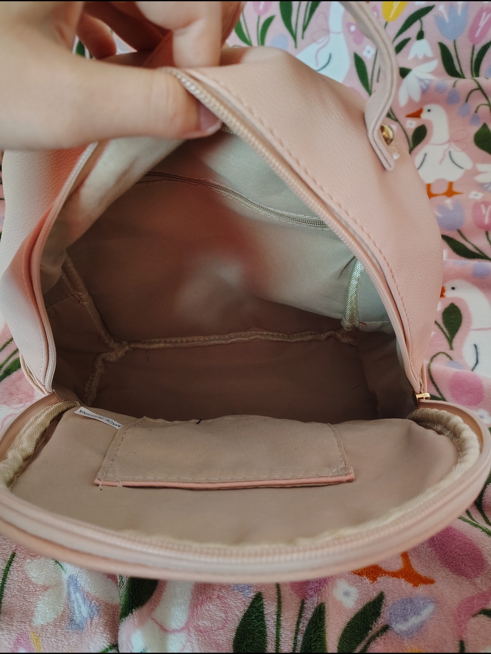 Pink Heart-Accent Mini Backpack - Picture 2 of 3